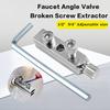1 Set of Adjustable Metal Pipe Breaker Removal Tool Kit, Faucet Quick Thread Extraction Tool, 4mm and 6mm Nut Universal Extractor, Disassembly Tool