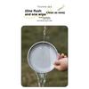 Titanium Camping Plate Tableware Portable Circular Dining Plate Dinnerwarefor Cooking Picnic Hiking Camping Backpacking Travel