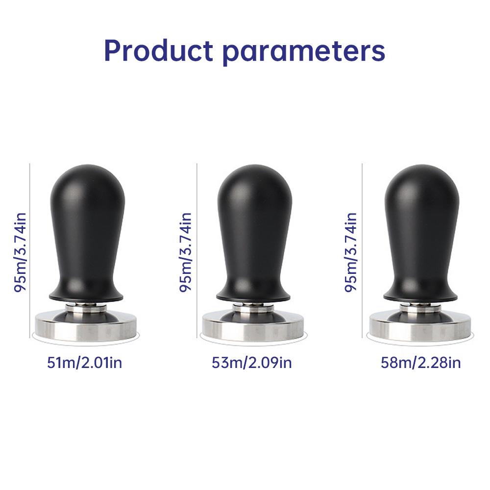 51/53/58mm pěchovadlo na kávu Espresso Kavárenské kladivo na prášek z nerezové oceli pěchovadlo na kávu Kuchyňské příslušenství pro kávu Nářadí pro baristy