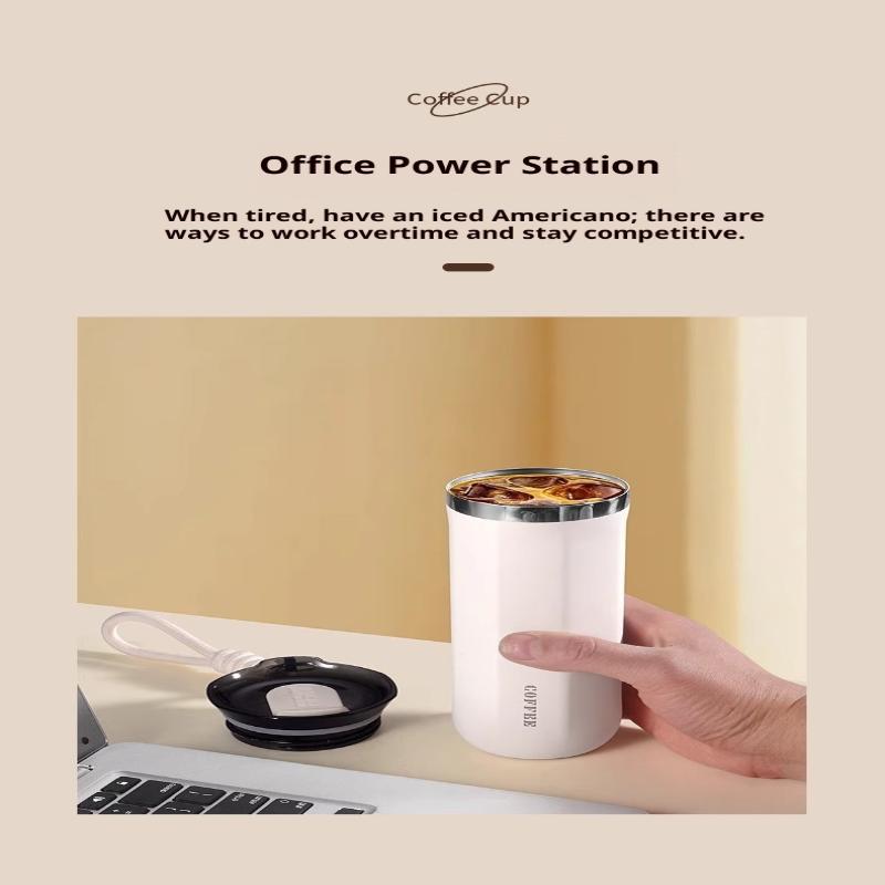 350/500Ml Stainless Steel Coffee Mug Insulated Water Cup Portable Double Wall Vacuum Flask Leak-Proof With Lid Travel Coffee Cup