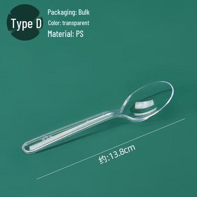 WS Disposable Plastic Tasting Spoons