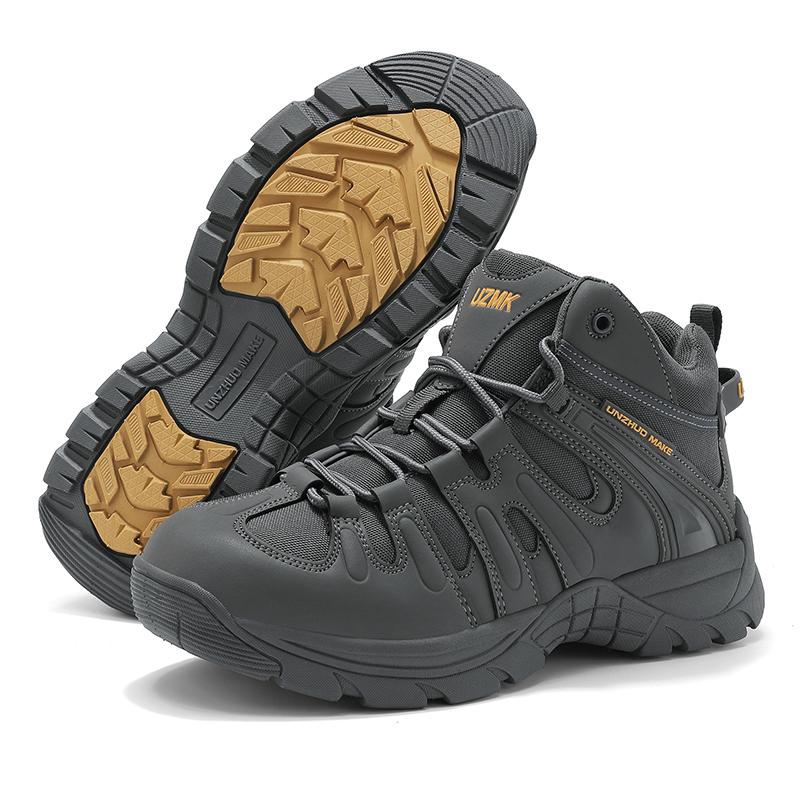 New Men's Tactical Boot Breathable Safety Anti-Slip Hunting Boot Motorcycle Male Army Boots Desert Climbing Hiking Shoes Size Plus