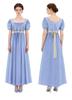 Bridgerton Regency Kleid: Hochtailliertes viktorianisches Kleid für Halloween & Teepartys