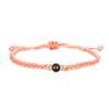 Handmade Woven Stainless Steel Bracelet with Custom Photo and 'I Love You' In 100 Languages Projection