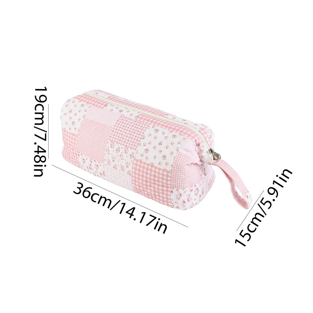 Quilted Travel Storage Bag Shockproof Padded Portable Hair Tools Bag Large Capacity Hair Straightener Container for Home Storage