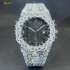 Missfox New Luxury Watch For Men Brand Hip Hop Lced Out Diamond Watches Fashion Hollow Out Quartz Clock Man Gift