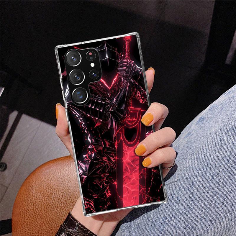 G-Guts B-Berserks Anime Phone Case For Samsung Galaxy S24 S25 Edge S26 Ultra S23 S22 S21 Plus S20 FE + Personalized Print Cover