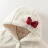 DAVE & BELLA Girls' Plush Hooded Winter Coat