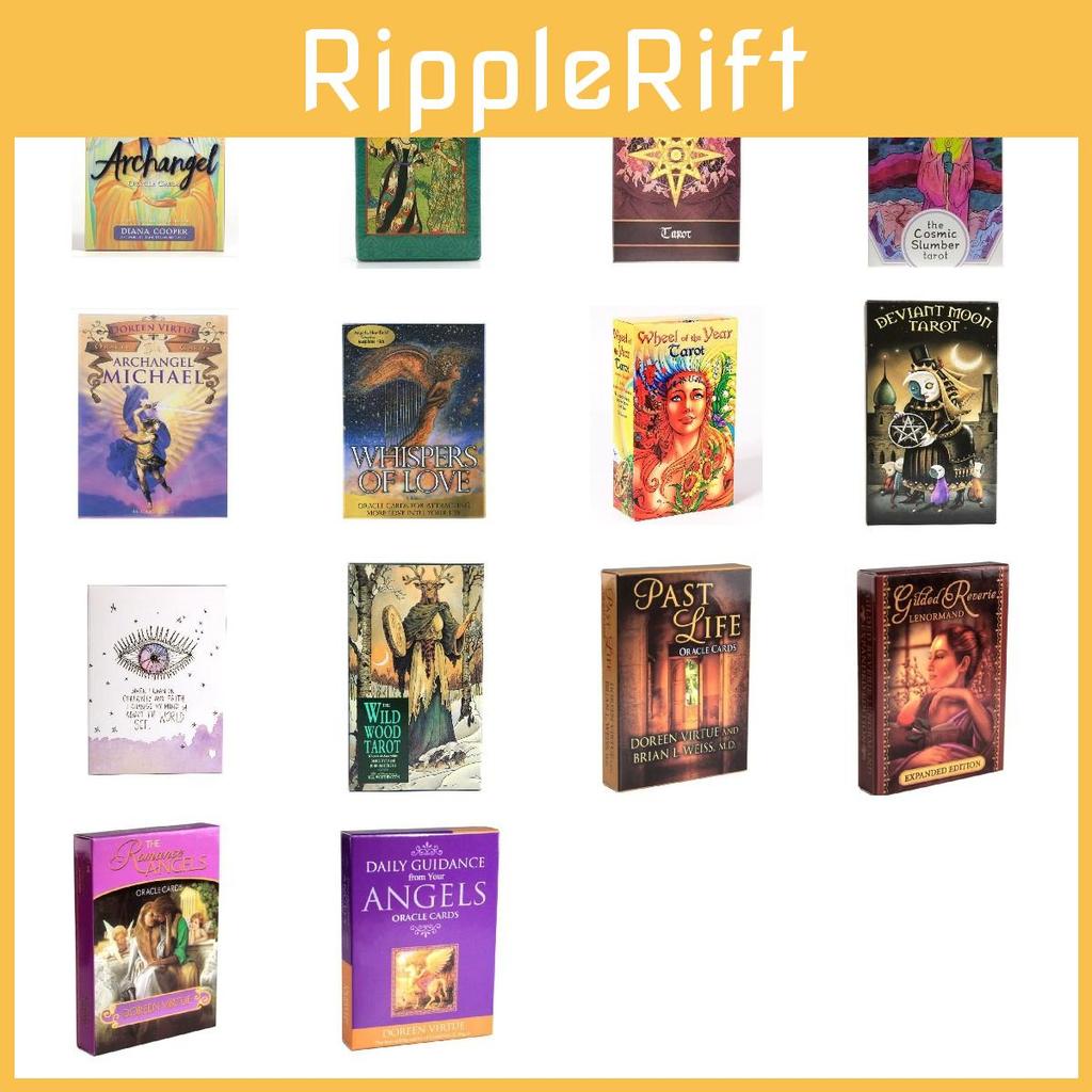 Cartas de Tarô Rider Intrincadas Para Insights Intuitivos e Orientação Espiritual