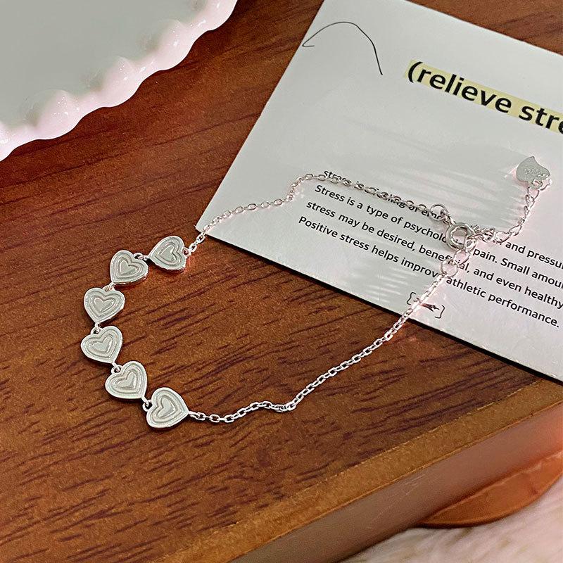 

Южнокорейское ожерелье Ins Style Love для женщин, новые легкие роскошные нишевые ожерелья