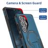 Militärpanzer Versteckter Klappständer Magnetische Hülle Für Samsung S26 S24 S25 Ultra Edge A55 A54 A36 A35 A05 A05S A25 A16 A15 A14 Abdeckung
