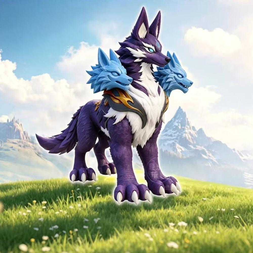 New Aniimo World Same Game 3D Figures Angel Yeah Quenched Blade Mantis Frost Wolf Flame Armored Dragon Figures