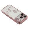 KADEM For iPhone 17 Pro Max Case Flower Rhinestone Decor TPU Phone Cover
