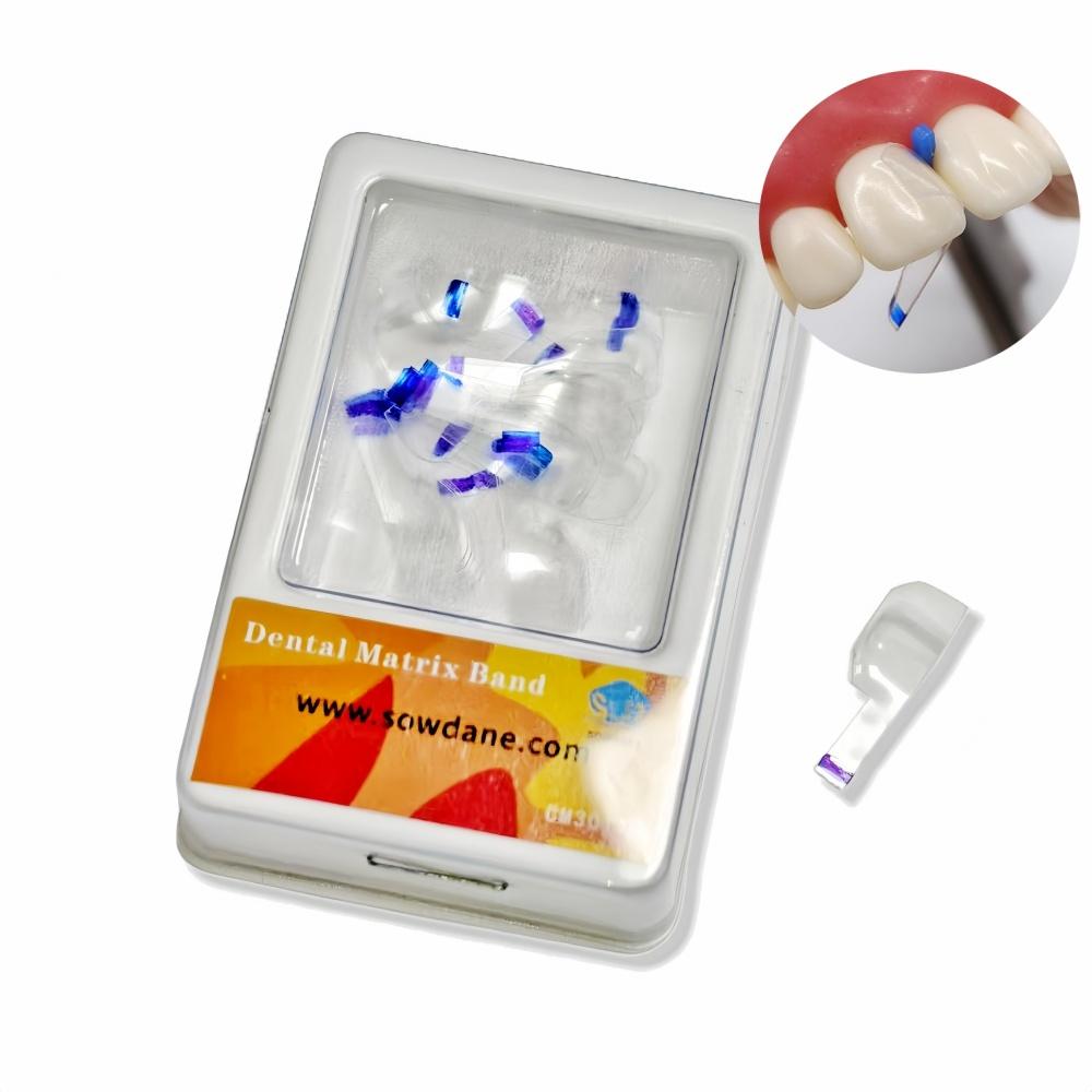 Dental Transparent Sectional Contoured Matrices Matrix Polyester Matrice  for Anterior and Posterior Teeth