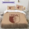 FC Augsburg2 Pattern Bedding Quilt Set  Home Decoration  Gift (1 * Duvet Cover + 2 * Pillowcase  Without Core)