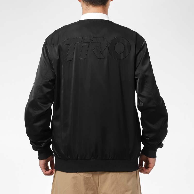 Adidas Jackets Men's Black Baseball Collar Moderate Pilot GL6860