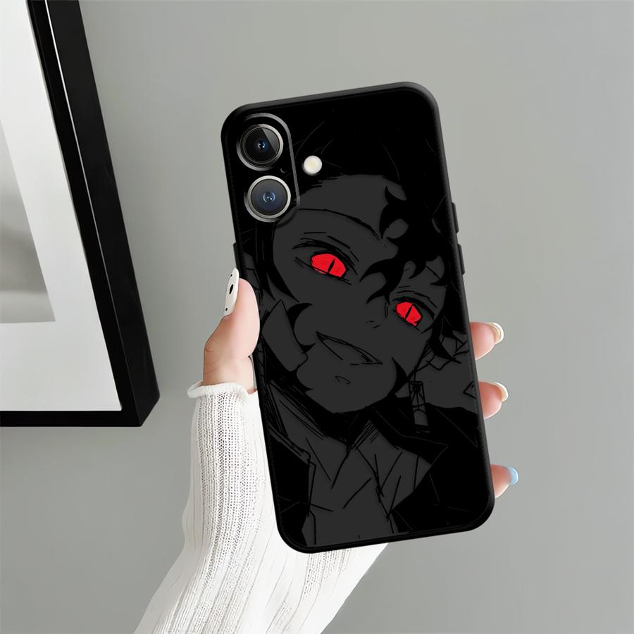 Hot Demonss Anime Slayers Soft Back Phone Cover Case for iPhone 15 Plus X XS XR 7 8 13 Mini 11 17Air 17 16 Pro Max 12 SE 14
