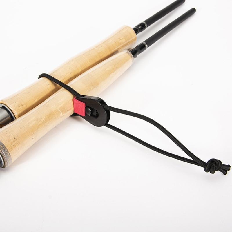 Fishing Rod Tie Straps Rod Holder Belt Bungee Fasten Suspender Wrap Lure Fishing Tackle Boxes Tool and Accessories