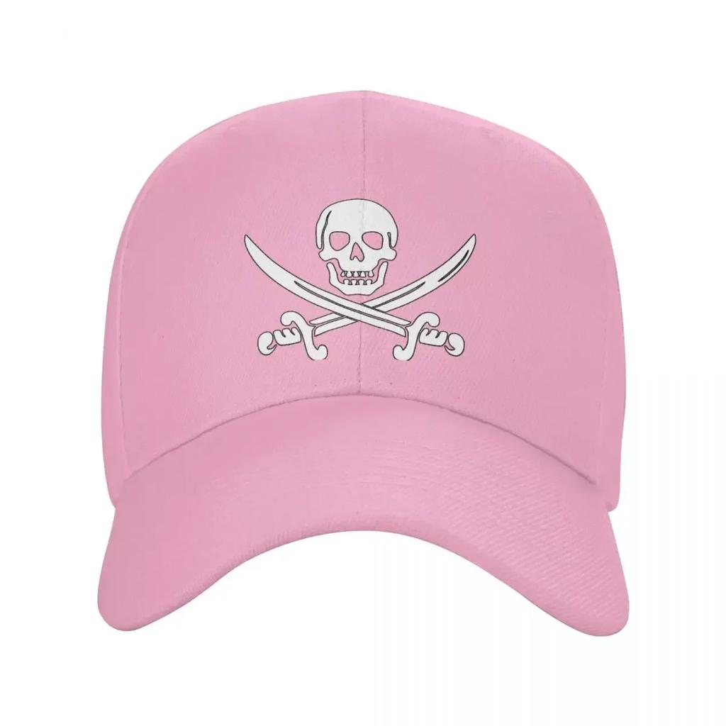 Classic Unisex Jolly Roger Skull Baseball Cap Adult Pirate Flag Adjustable Dad Hat for Unisex Women Sports Snapback Caps