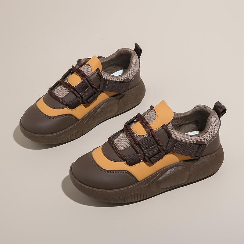 Fashion Thick-heeled Red Wine Lofers Women Woven Sneakers Summer Women Volleyball Shoes Sport Runings Play Trending Health