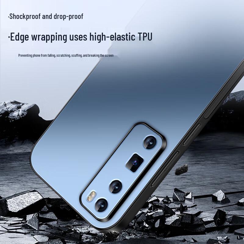 Shangsu AG Frosted Full-Protection Phone Case for Huawei Nova 7/7 Pro