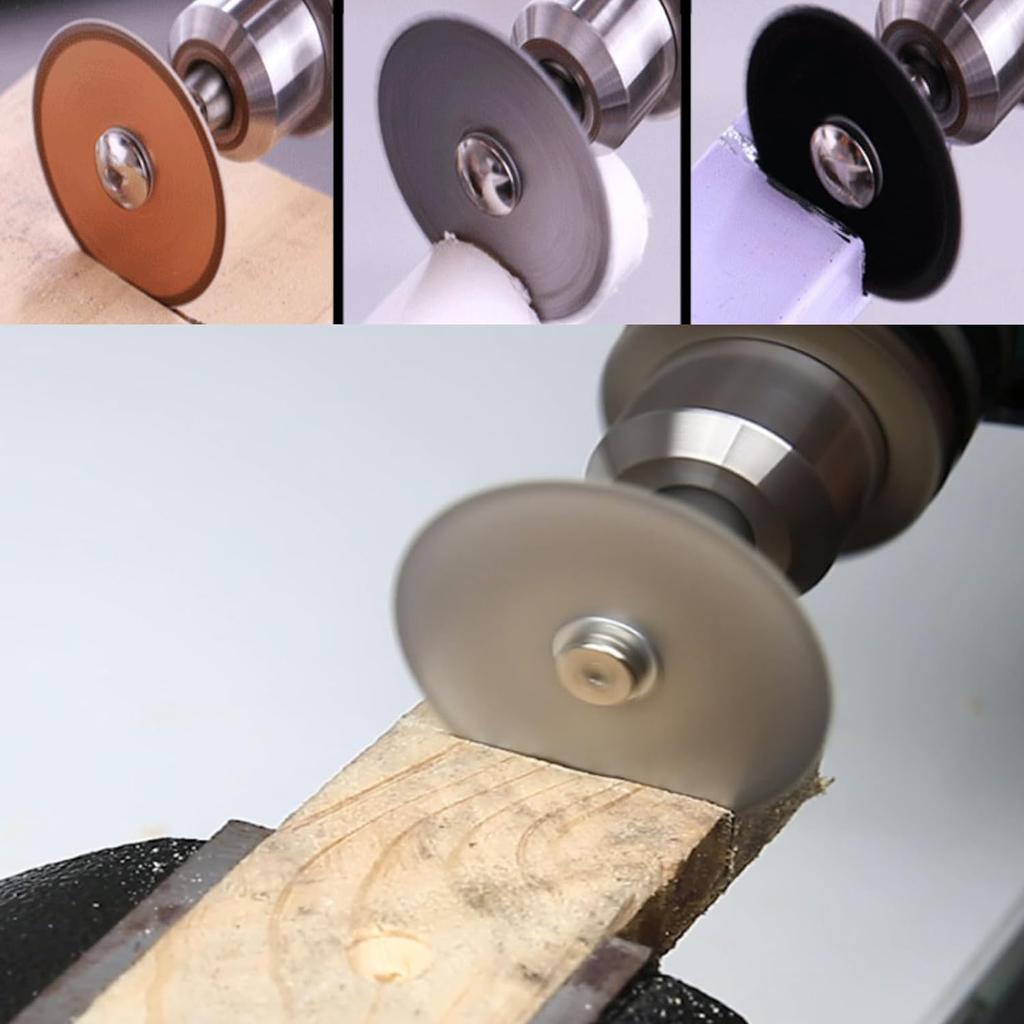 Pânze rotative de ferăstrău pentru găurit, 3 bucăți 54,8 mm HSS Mini Pânză de ferăstrău circular pentru lemn