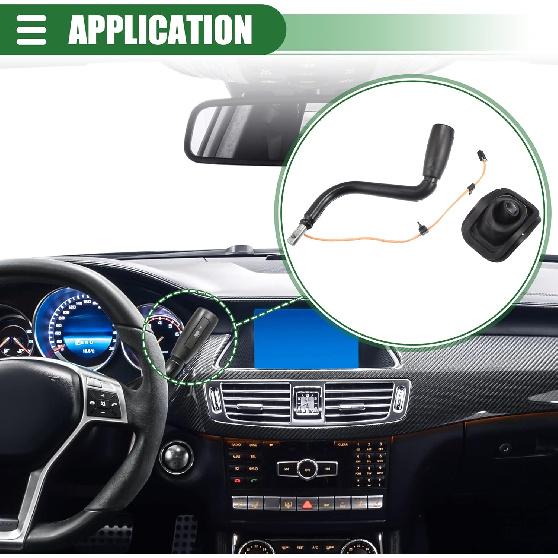 Motoforti Automatic Transmission Shift Lever, Shift Select Lever With Tow Switch, For Chevy Silverado 1500 2500 3500, Rubber Metal, Black