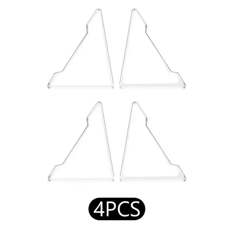 

4 шт. Универсальные автомобильные дверные угловые противоударные накладки Прозрачные силиконовые протекторы Наклейки против царапин Защитные накладки на двери