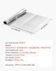 Double Reflective Insulation Sheet, 16PCS Double-Sided Aluminum Foil Radiant Barrier, 6mm 1.22 M X 0.61 M, Dual-Layer Air Bubble Heat Reflective