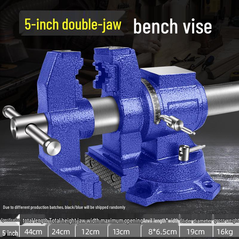 Heavy-Duty Old-Fashioned Multifunctional Bench Vise, 6-10 Inch, for Industrial Use