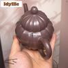 300ml High-end Yixing Purple Clay Teapots Famous Master Handmade Palace Lantern Pot Raw Ore Purple Mud Kettle Zisha Tea Set Gift