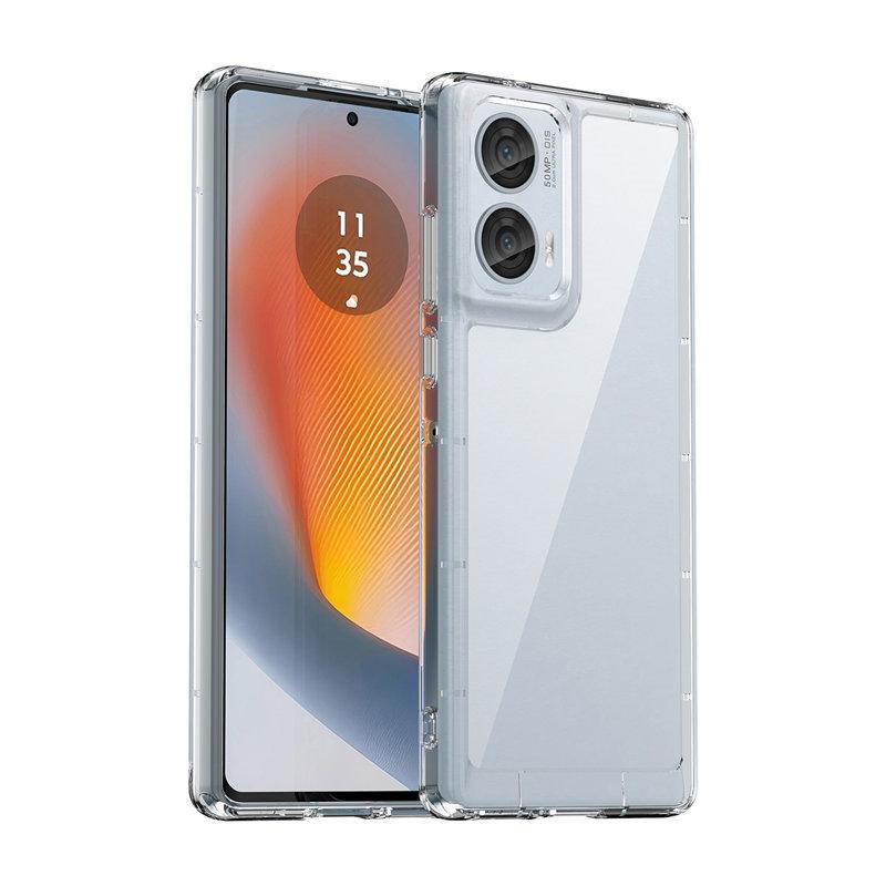 

Чехол для Motorola Edge 50 Fusion Чехол для Motorola Edge 50 Fusion Чехол 6,7 дюйма Цветной мягкий силиконовый прозрачный бампер For Edge 50 Fusion чистый