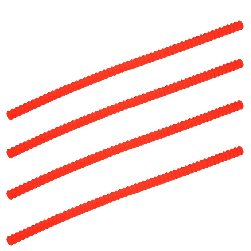 Oven Rack Shields Heat Resistant Silicone Oven Rack Cover 14 Inches Long Oven Rack Edge Protector for Kitchen To Prevent Burns Scars and Injury