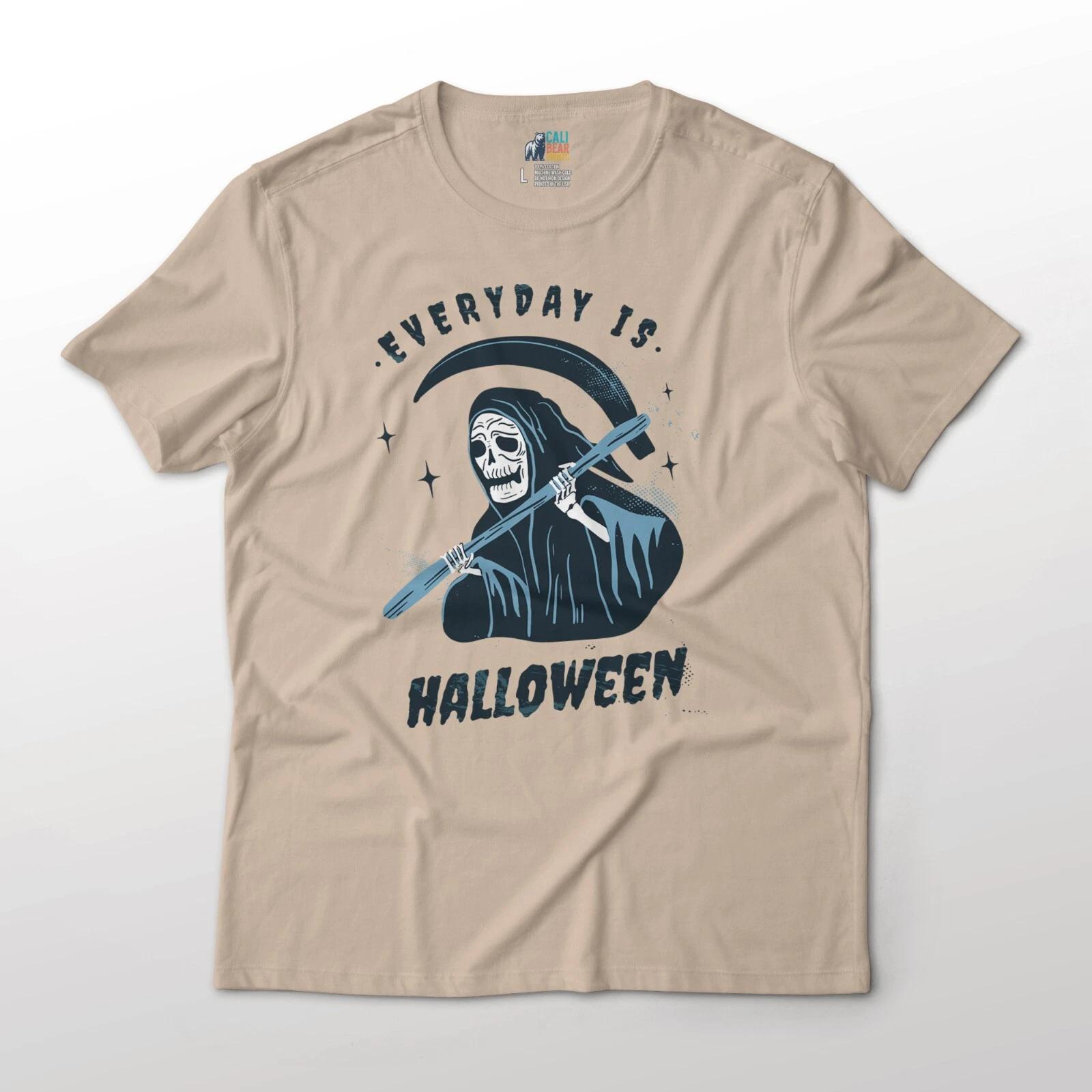 Everyday Is Halloween Death Reaper Graphic T-T-Shirt S