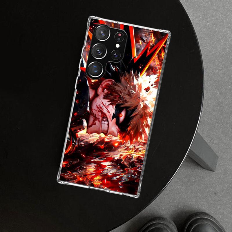 Dakugou Katsuki MHA My Hero Phone Case Cover for Samsung Galaxy S26 S25 Edge S24 S23 Ultra S22 Plus S21 FE S20 + Art Customized