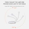 LED Mini Book Light Portable Clip Night Lights USB Charging Dimmable Clip 360° Flip Eye Protect Reading Lamp for Bedroom Camping