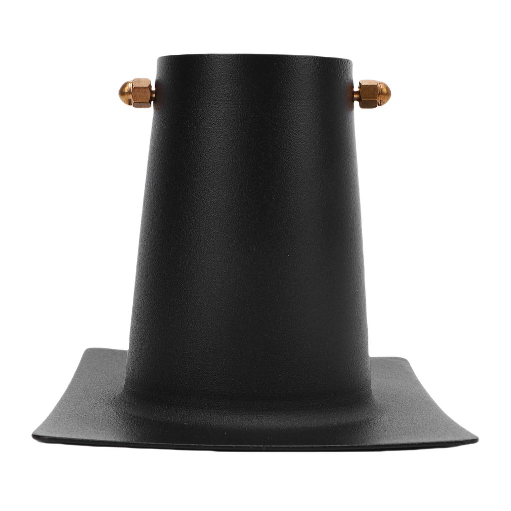 Rain Chain Gutter Adapter Installer Black Powder Coated Aluminum Downspout Installation Tool