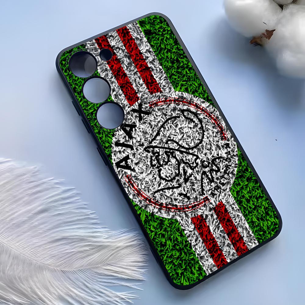 Módní pouzdro na telefon s logem AFC A-Ajax pro Samsung S25 Ultra S24 S23 S22 S21 S20 Plus Fe Galaxy A54 A53 A34 A25 Silikonový kryt