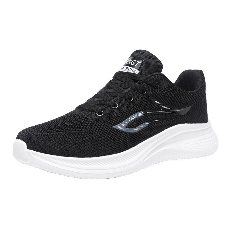 Men's Shoes Spring and Autumn New Simple Single Shoes Versatile Casual Shoes Men's Soft-soled Lightweight Running Shoes Breathable Sports Shoes