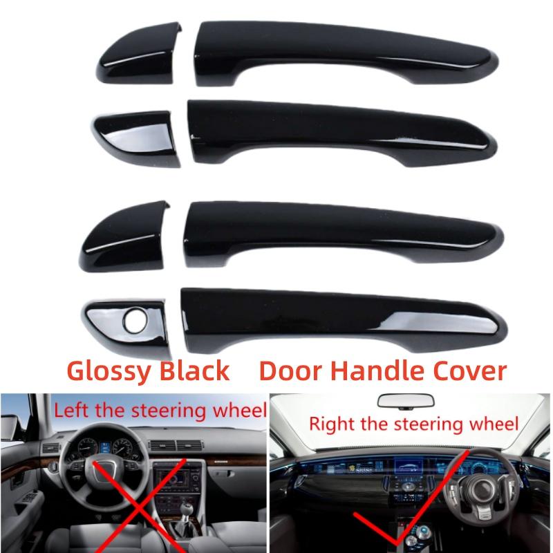 Car Upgrade Sticker ABS Gloss Black Accessorie Plated Exterior Door Handle Cover Trim Paste Style For Hyundai Tucson 2015-