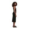 Robe mi-longue - Urban Classics - GT - Noir - Décolleté en V - Confort ample