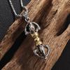 Collier Pendentif Classique Rétro Instrument Bouddhiste Roi Kong Exorciste Collier Homme Amulette Religieuse Bonne Chance Accessoire Cadeau