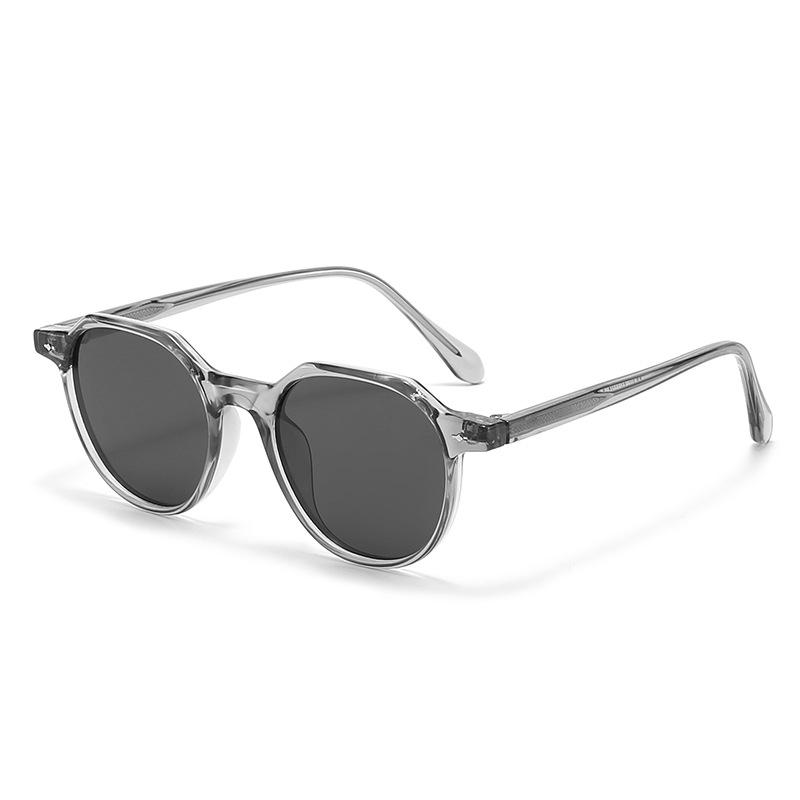Korean Style Irregular Polarized Sunglasses - Unisex UV Protection Retro 8630
