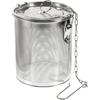 Hemoton Stainless Steel Tea Infuser Basket for Soup, Stews, and Spices - 5.51 X 5.51 X 5.90 Inch, Food-Grade 304 Stainless Steel, Mesh Design,