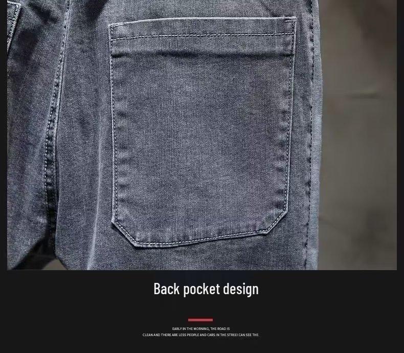 Men's Trendy Loose Fit Denim Shorts - Lightweight Summer Style, Casual All-Match Five-Point Design