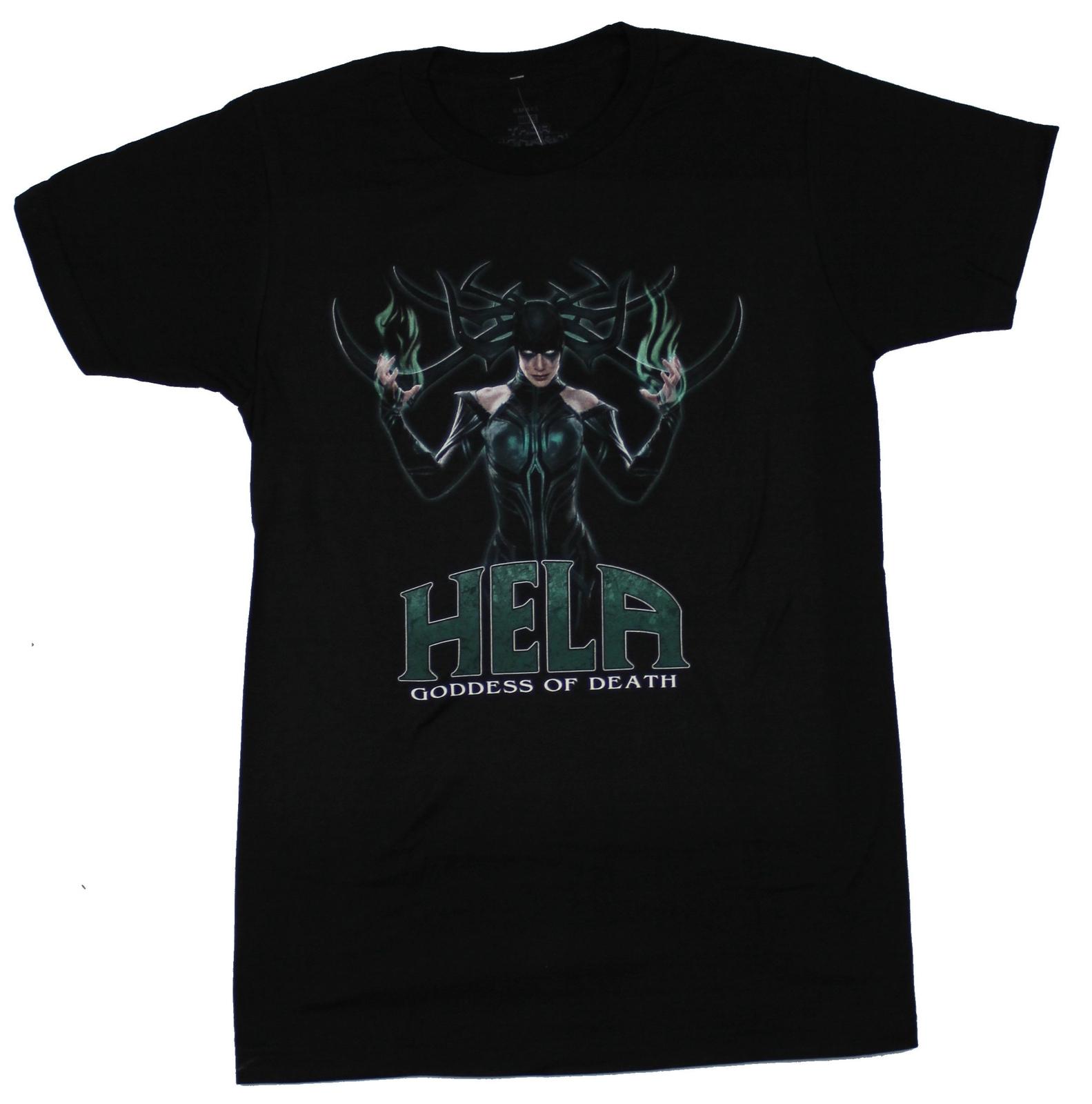 Thor Ragnaroc Adult New T-shirt Hela Goddess of Death Pic S