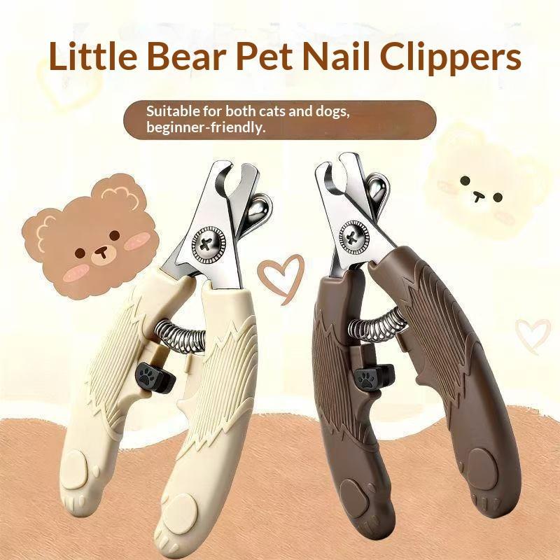 Stainless Steel Pet Nail Clippers Sharp Blade Anti Slip Handle For Grooming Cats Dogs Small Pets
