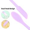 10 Piece Silicone Double Head Small Scoops Tool Makeup Spatulas Scrapers for Cosmetic Jars and Bottles Residues Removal