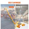 Machinery Skate Dolly, 6614 LBS/3T Industrial Machinery Mover with Handle, Carbon Steel Machinery Moving Skate with 3 360° Swivel PU Wheels, 360°