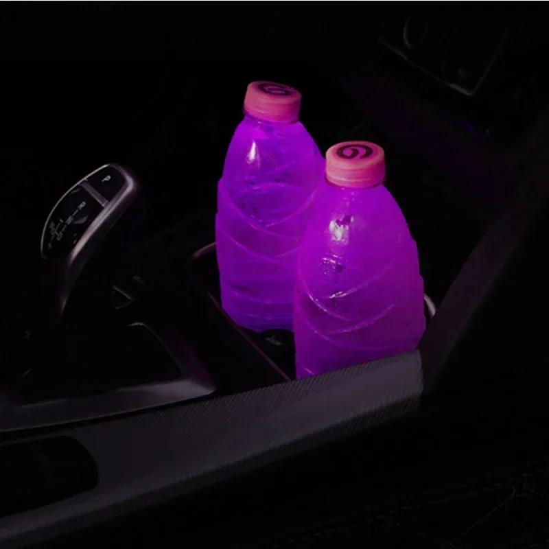 1 Stück Auto Leuchtendes Licht Anti-Rutsch Wasseruntersetzer Matte für BMW M E39 E36 E60 E90 E3A4 E46 F30 F10 F20 X5 E53 E34 X1 Autostyling